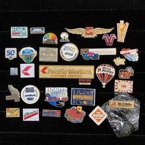 Lapel Pin Collect Lot Charm Keychain Craft DIY Repurpose Jewelry Supply Keepsake